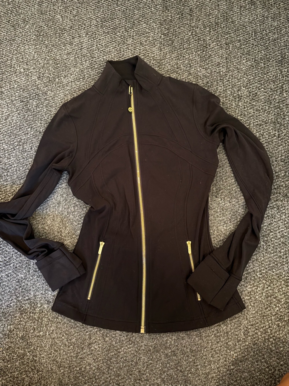 lululemon define nulu Full Zip jacket - Black and Gold